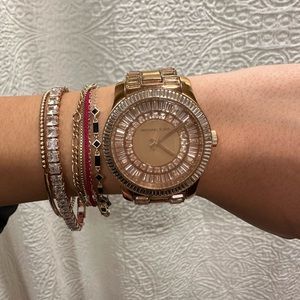 Michael Kors rose gold watch